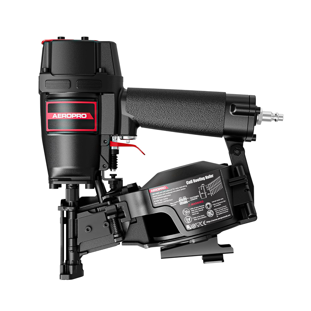 Coil Roofing Nailer Pneumatic 15 Degree - AEROPRO CN45N 전문 코일 루핑 네일러