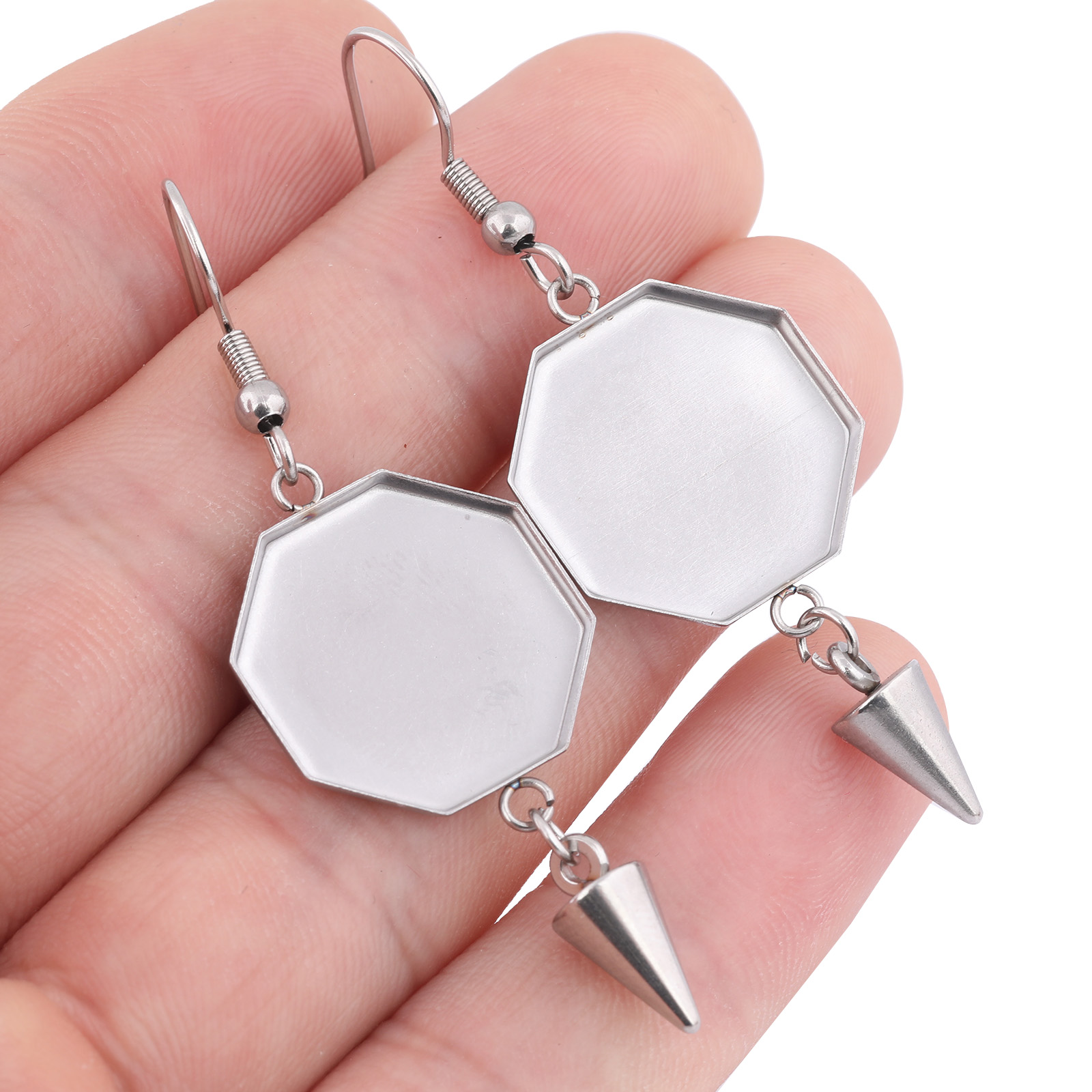 18 Gauge Brad Nails Stainless Steel - 스테인리스 스틸 핏 18mm 육각 카보숑