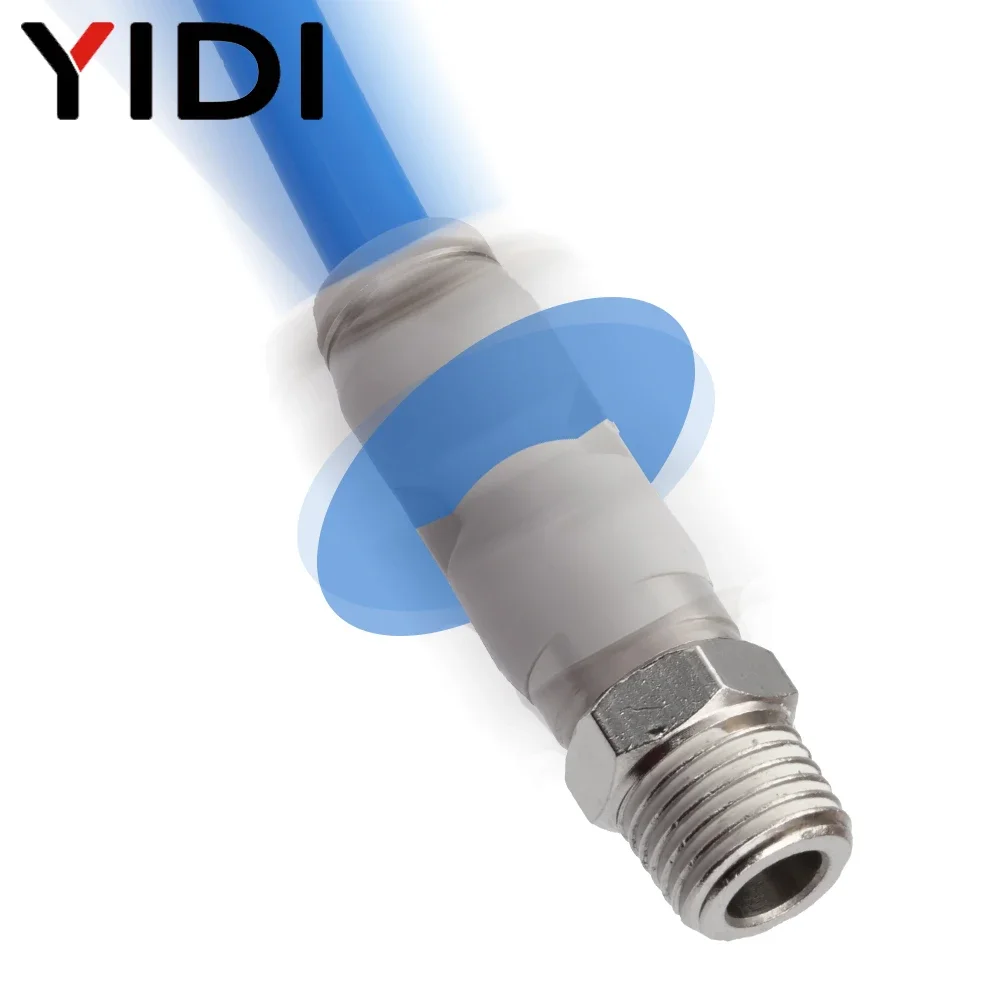 Swivel Air Hose Fitting Quick Connect 1/4 - 10/4/1pcs 고속 회전 공기 호스 튜브