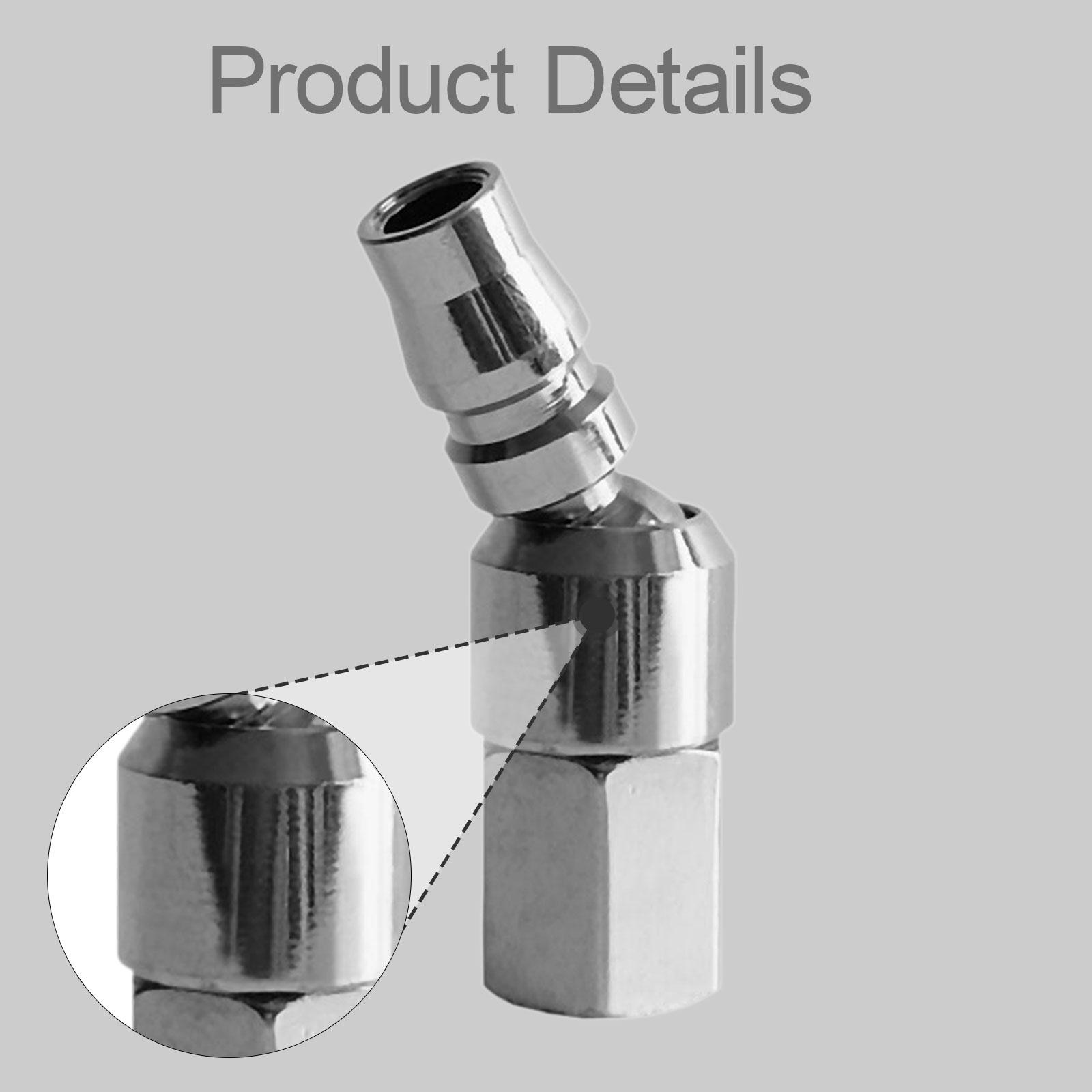 견고한 금속 에어 호스 연결 부품, 360도 회전식,  - Swivel Air Hose Fitting Quick Connect 1/4 리뷰 및 가격