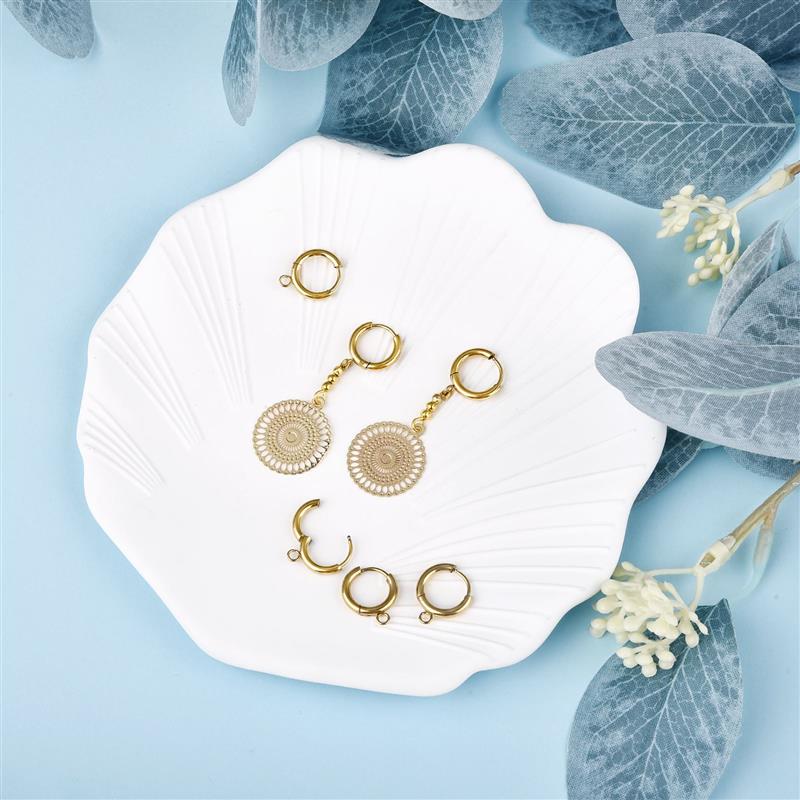 루프 골드 포옹과 10pcs 스테인레스 스틸 귀걸이 후 - 18 Gauge Brad Nails Stainless Steel 리뷰 및 가격