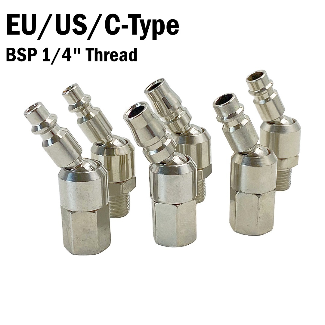 회전식 에어툴 피팅 360 °   회전식 에어 호스 스 - Swivel Air Hose Fitting Quick Connect 1/4 리뷰 및 가격